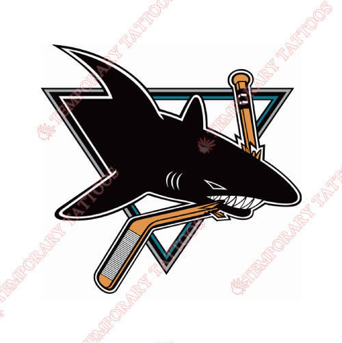 Worcester Sharks Customize Temporary Tattoos Stickers NO.9207